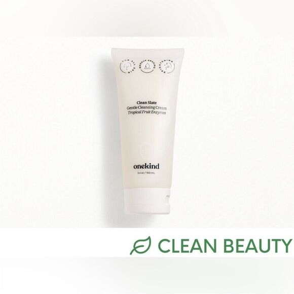 Onekind Clean Slate Gentle Cleansing Cream with Tropical Fruit Enzymes - Picture 1 of 3